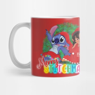 Merry STITCHMAS Stitch & Lilo Mug